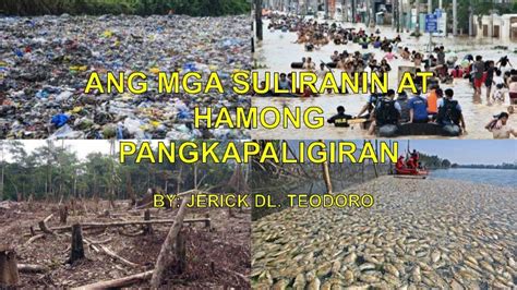 Mga hamong pangkapaligiran .